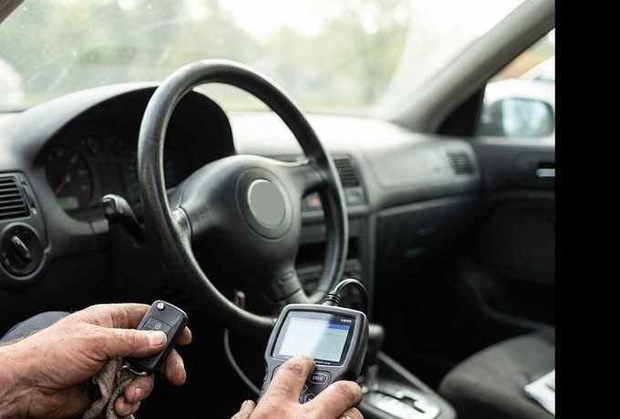 Car key fob programming inside a vehicle on the Peninsula